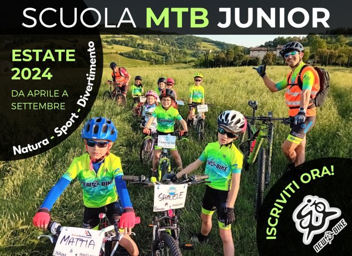 Scuola di mtb junior estate di New Bike Scandiano (Reggio Emilia)