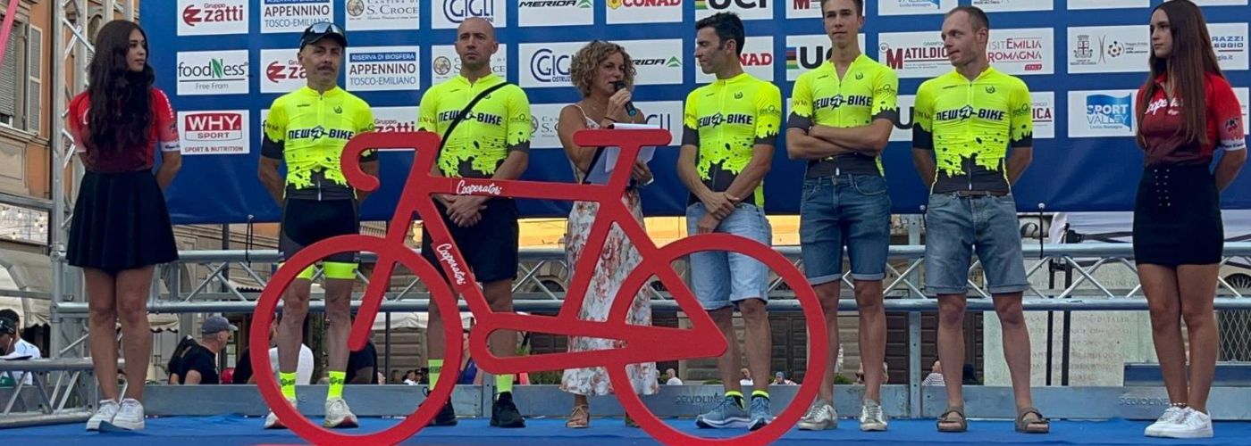 ATLETI NEW BIKE ALLA PRESENTAZIONE DELLA G.F MATILDICA MERIDA 2024