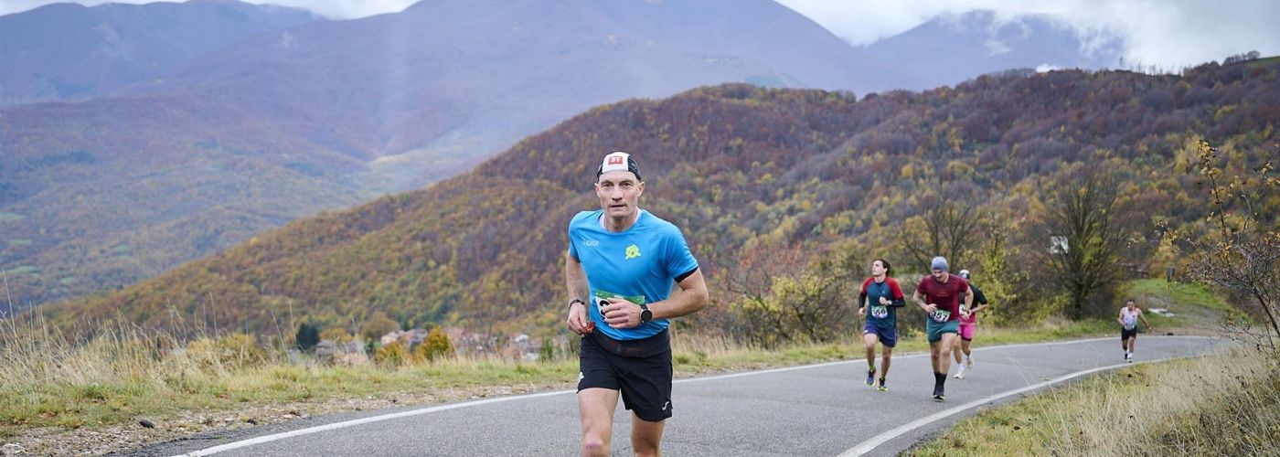 Romani Alex lungo il percorso di "CWC Collagna"