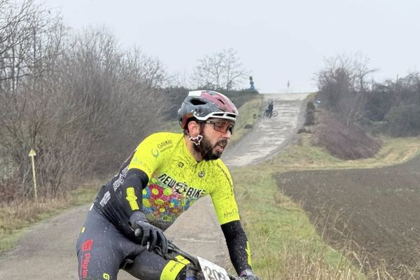 Barbieri Alberto lungo il percorso del "Memorial Tarcisio Persegona"