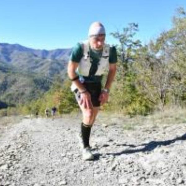 Romani Alex lungo il percorso del "13° Trail del Cinghiale"
