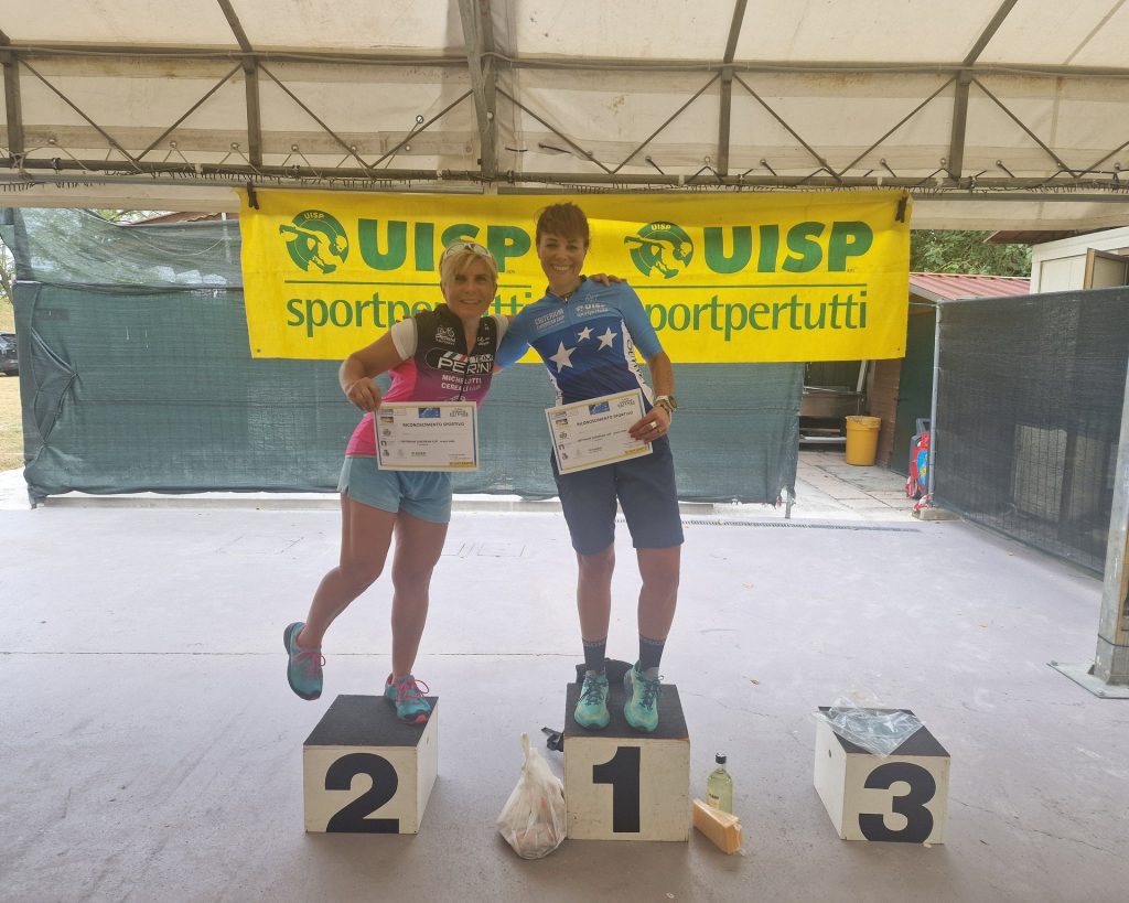Messori Monica sul podio del "Criterium European Cup Crono Individuale"