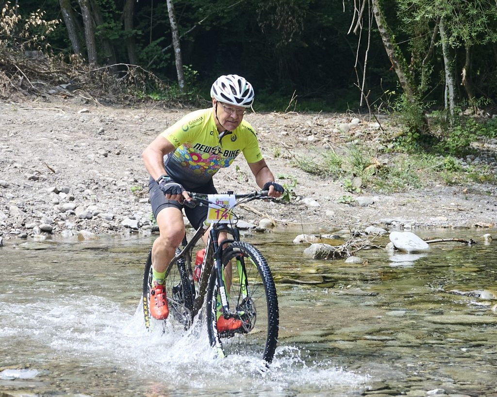 Casotti Andrea lungo il percorso di "Appennino MTB Race"