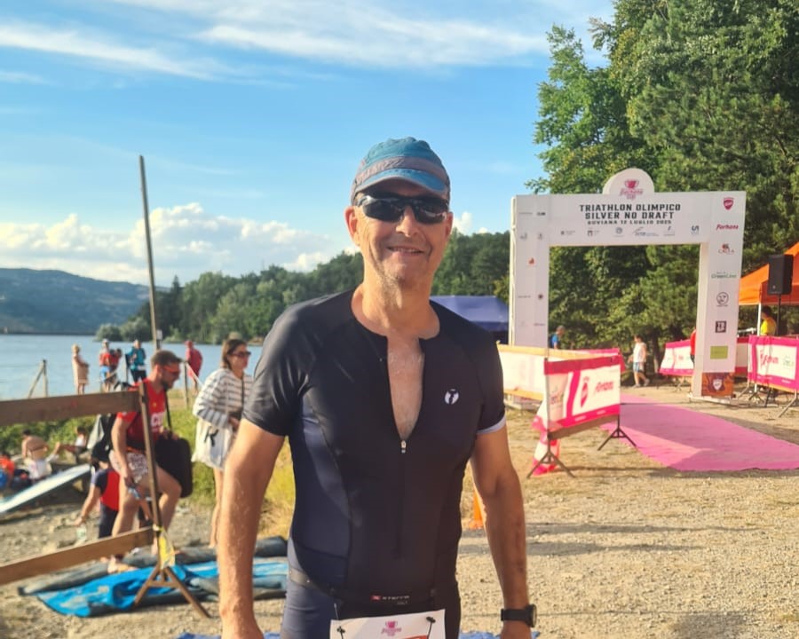 Baastrup Henrik a Suviana per il "Triathlon Olimpico"