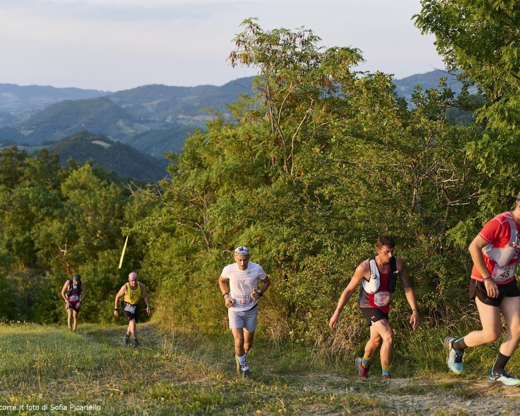 Croci Simone lungo il percorso di Urban Trail