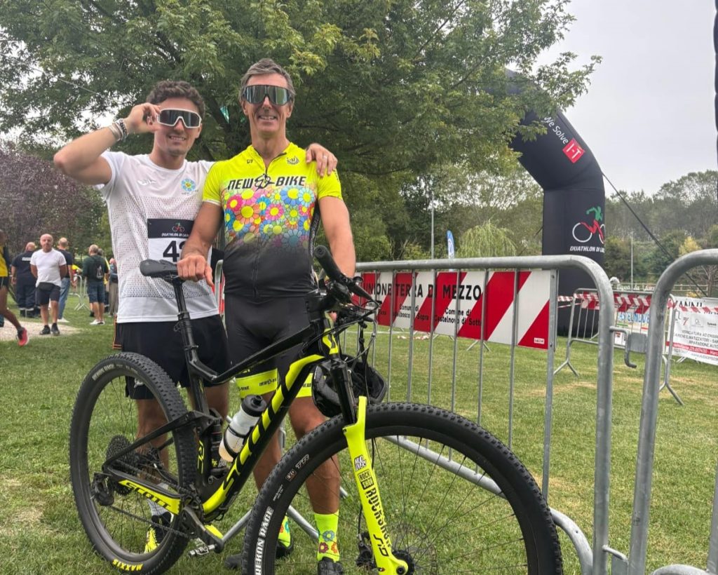 Croci Massimiliano e Croci Francesco al "Duathlon di Laghet"