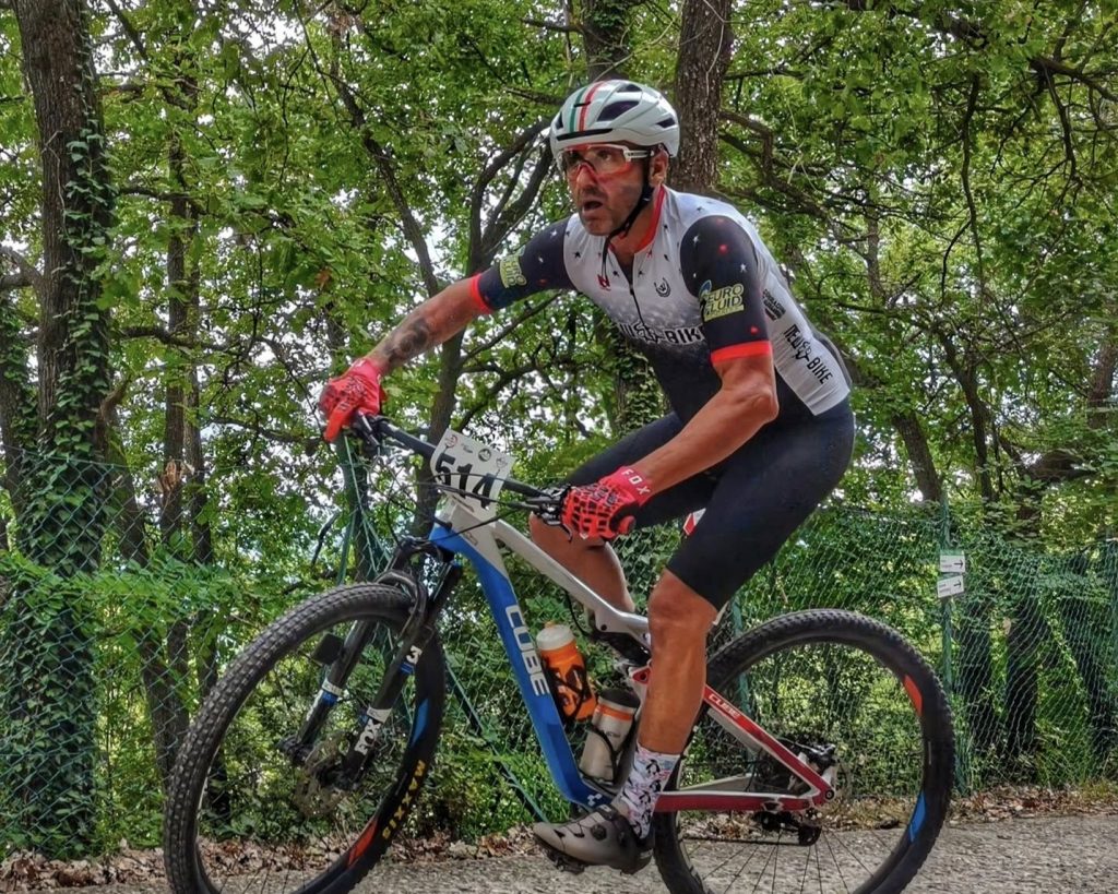 Lolli Maurizio lungo il percorso della "Sassorace"