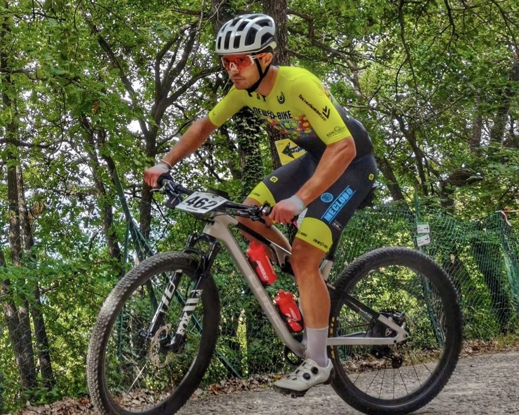 Pigozzi Federico lungo il percorso della "Sassorace"