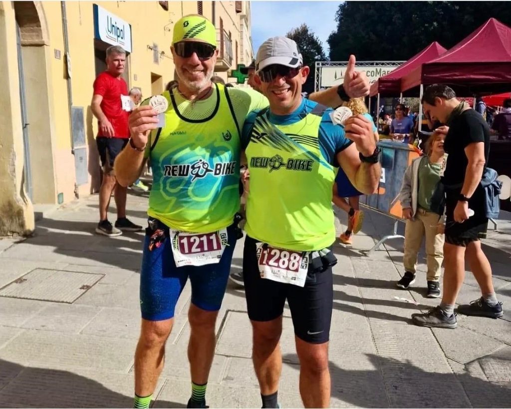 Salaris Gian Mario e Balia Giuseppe alla "Ecomaratonina del Chianti Classico"