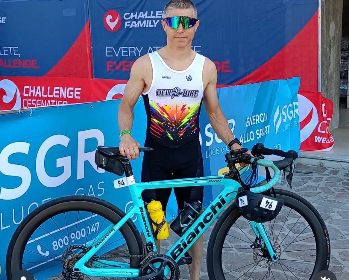 Campani Cristian al "Challenge Cesenatico" per il Triathlon Sprint