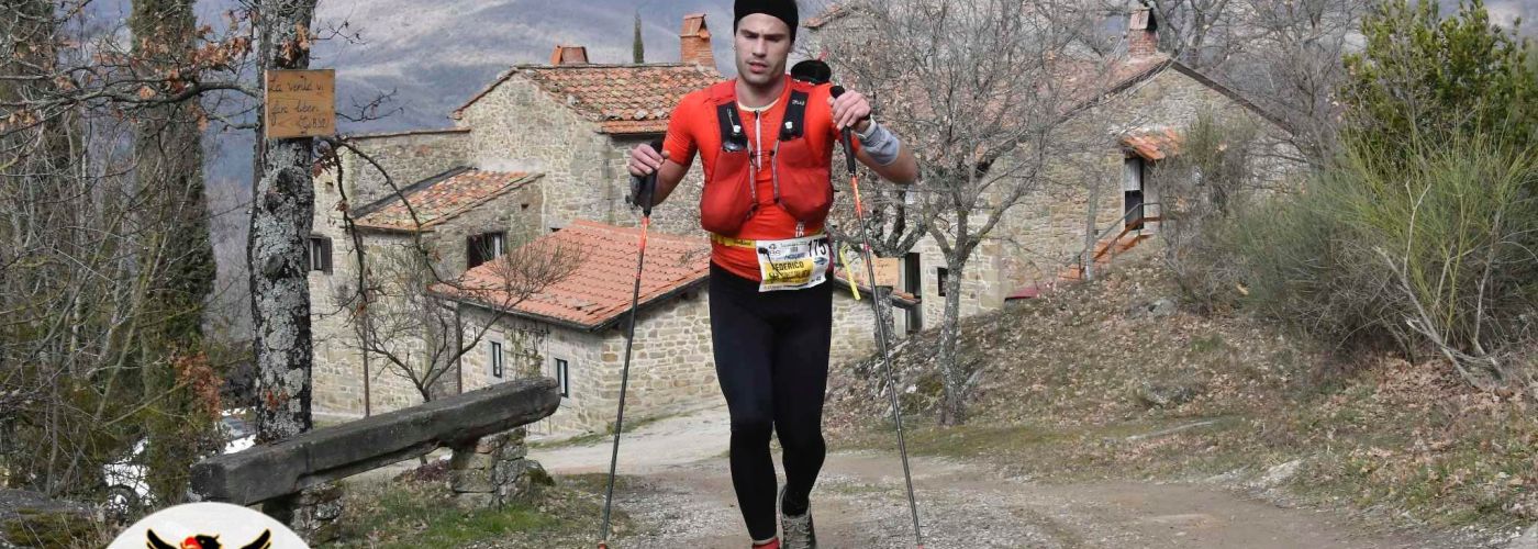 Federico Ganassi Spallanzani alla Ronda Ghibellina Trail 2022 di Castiglion Fiorentino (AR)