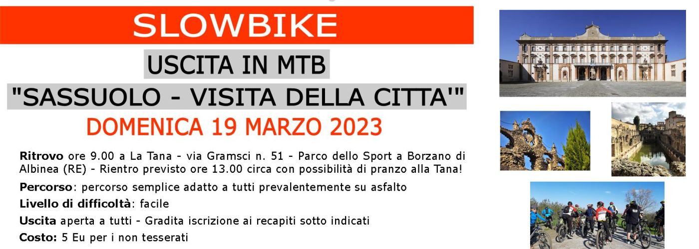 Slowbike uscita in mtb aperta a tutti organizzata da New Bike per domenica 19 marzo 2023