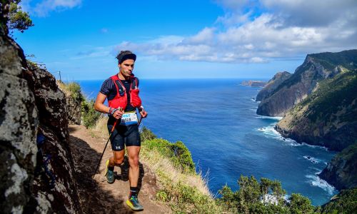 Federico Ganassi Spallanzani Team New Bike all'ultra trail MIUT Madeira Portogallo